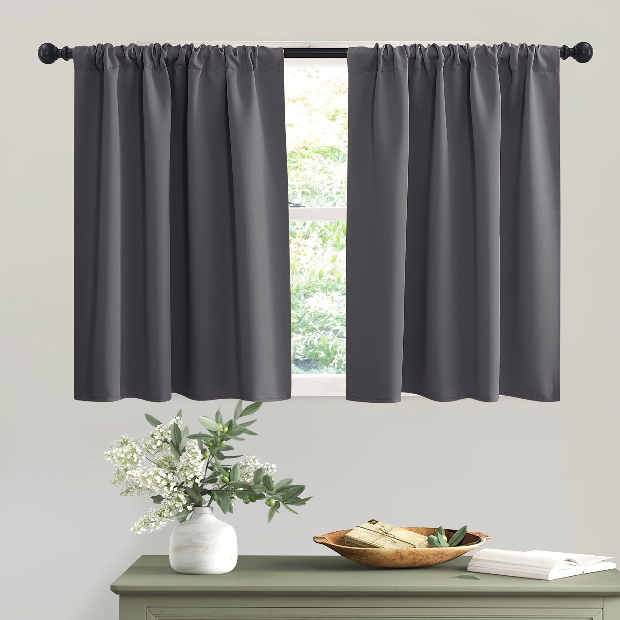 Blackout Curtains - Moderne Verduisterende Gordijnen Set van 4 Stuks