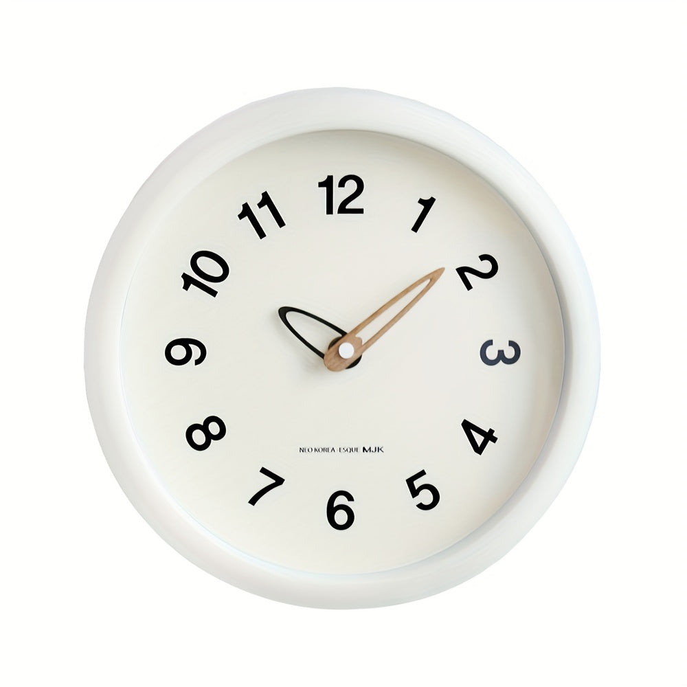SilenceTime - Reloj de pared silencioso de 10 pulgadas para dormitorio y sala de estar