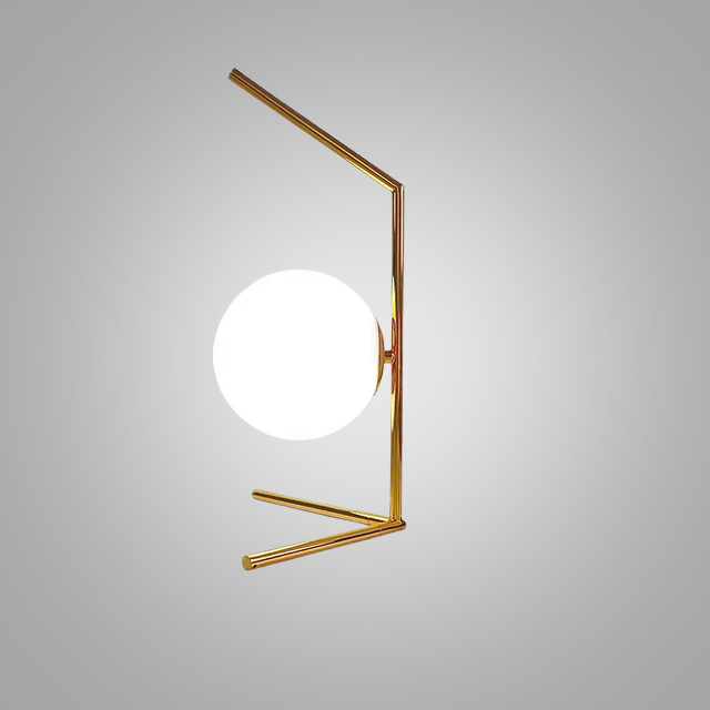 LumeSphere – Dimbare LED Tafellamp met Glazen Bol voor Woonkamer & Slaapkamer