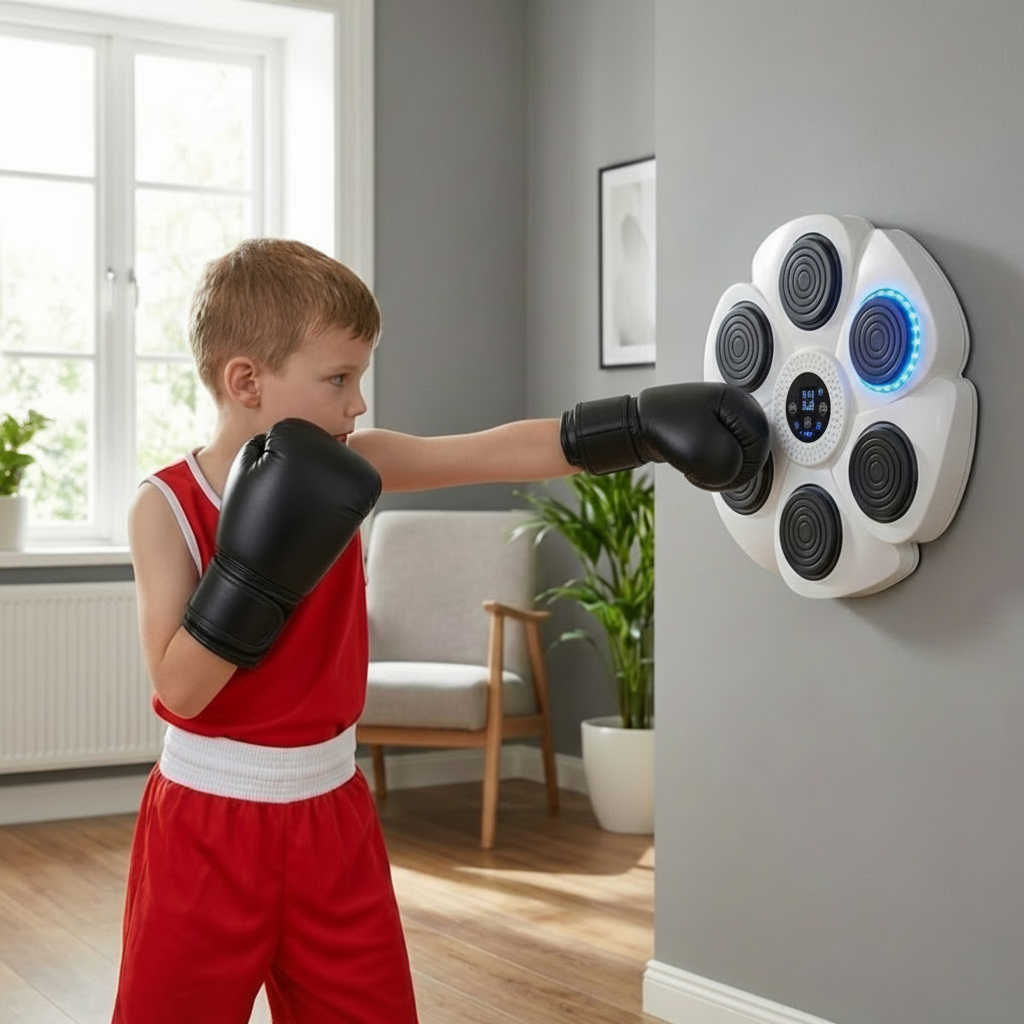 Bokstrainer Reactie Wand Trainer Licht Handschoenen