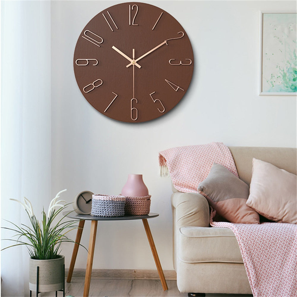 Modern Plastic Wall Clock