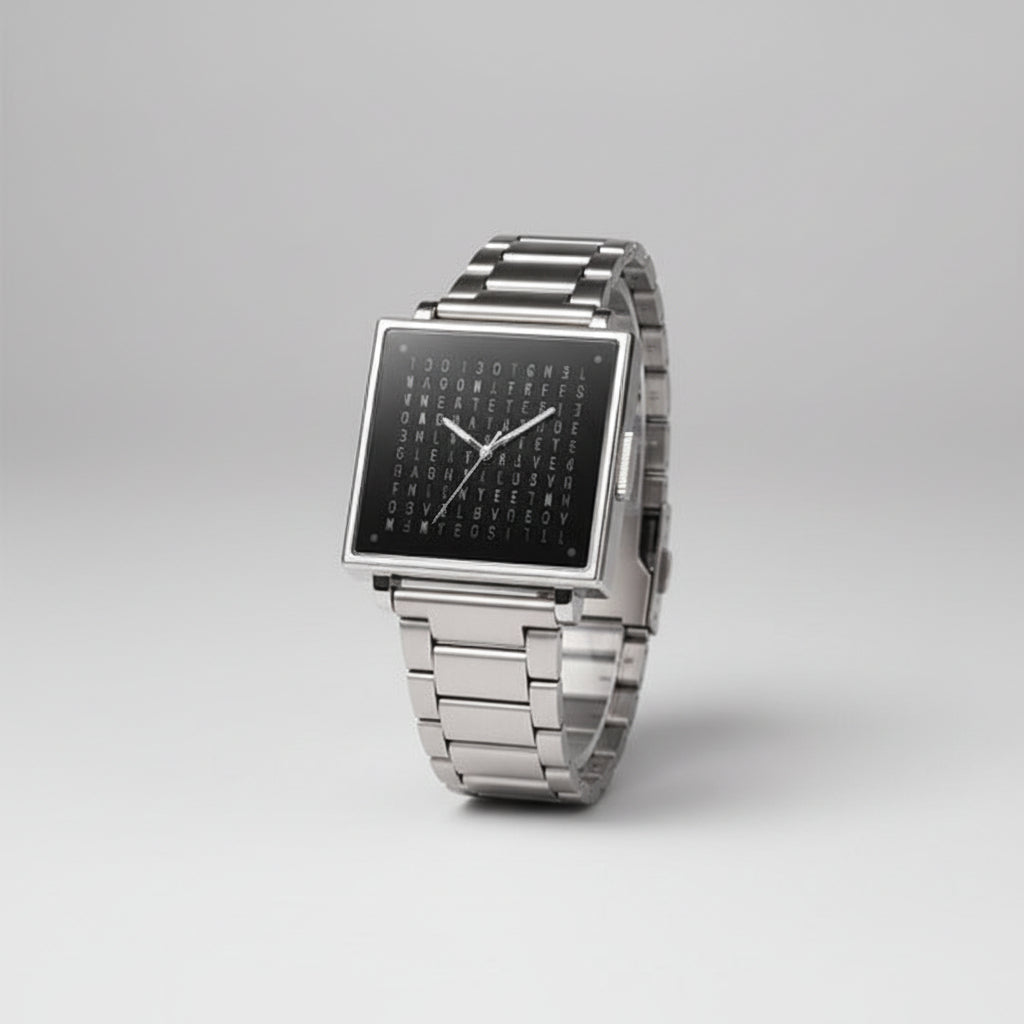 Uniek Unisex Textueel Horloge LED Verlichting Modern Design