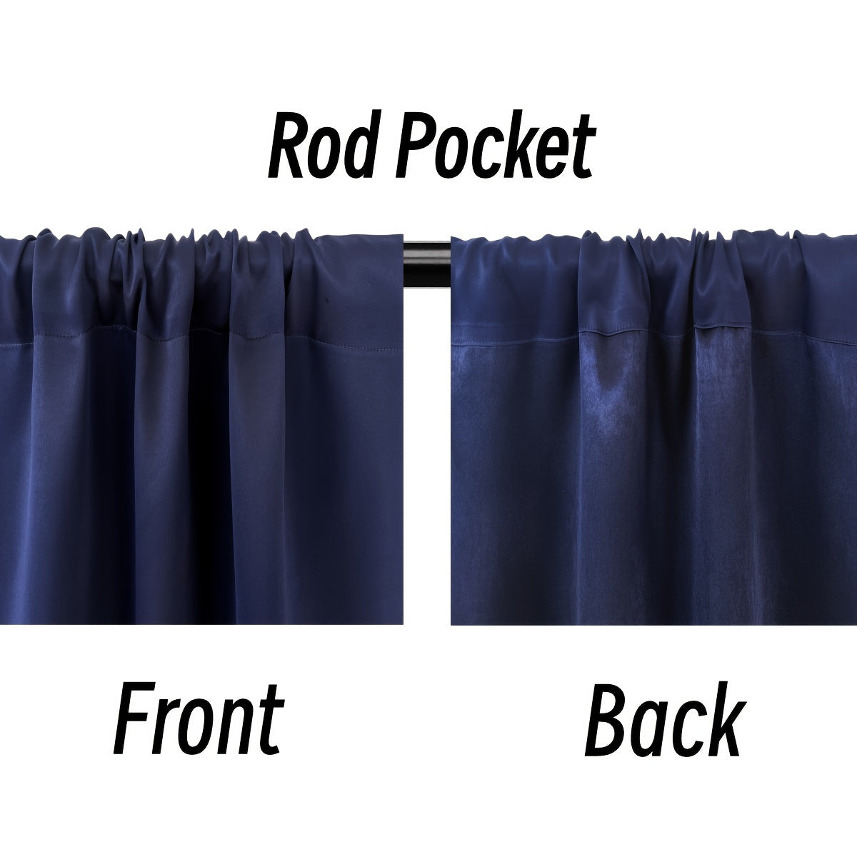 Blackout Curtains - Moderne Verduisterende Gordijnen Set van 4 Stuks