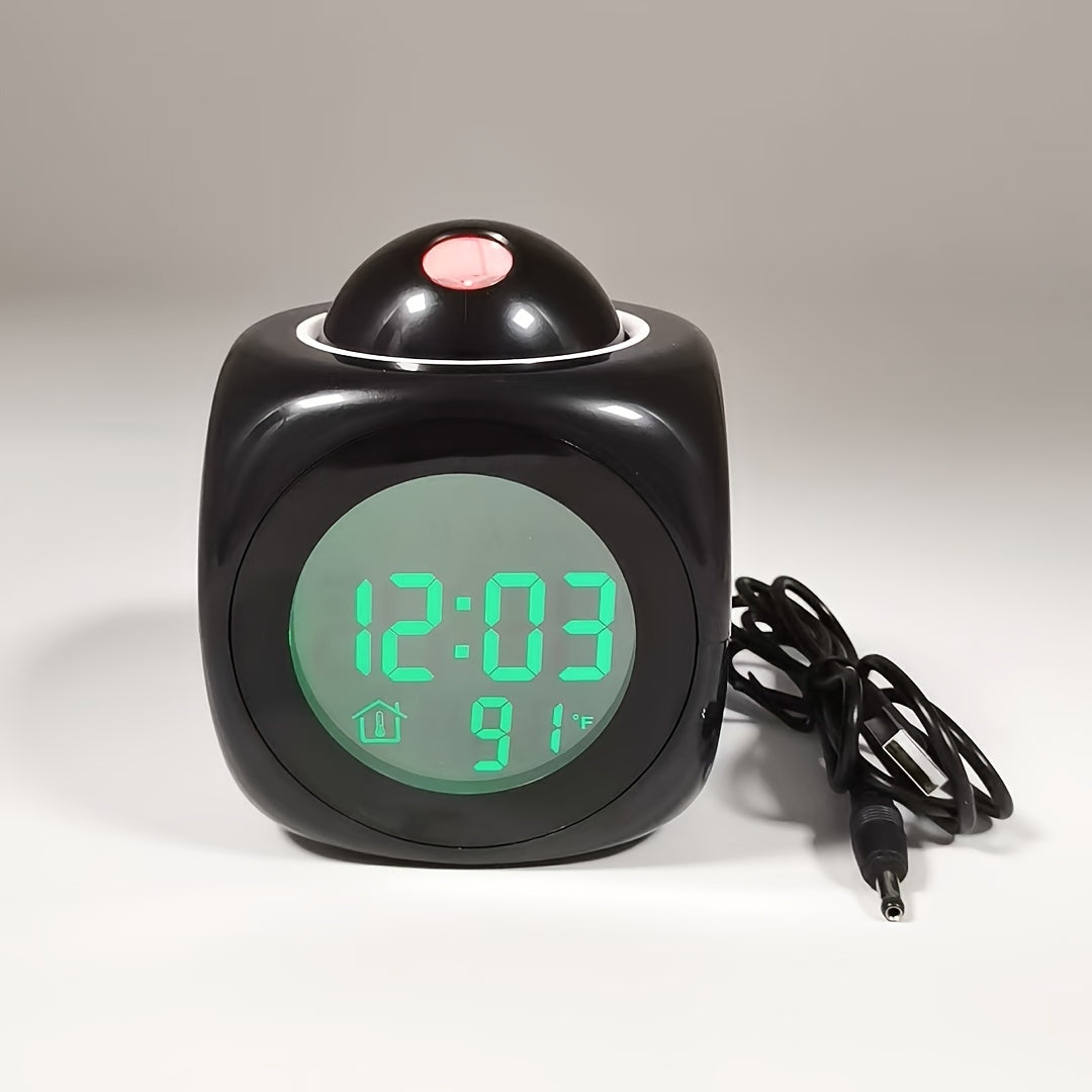 ProClock - Projection Alarm Clock with Music Alarm and Dual Alarm