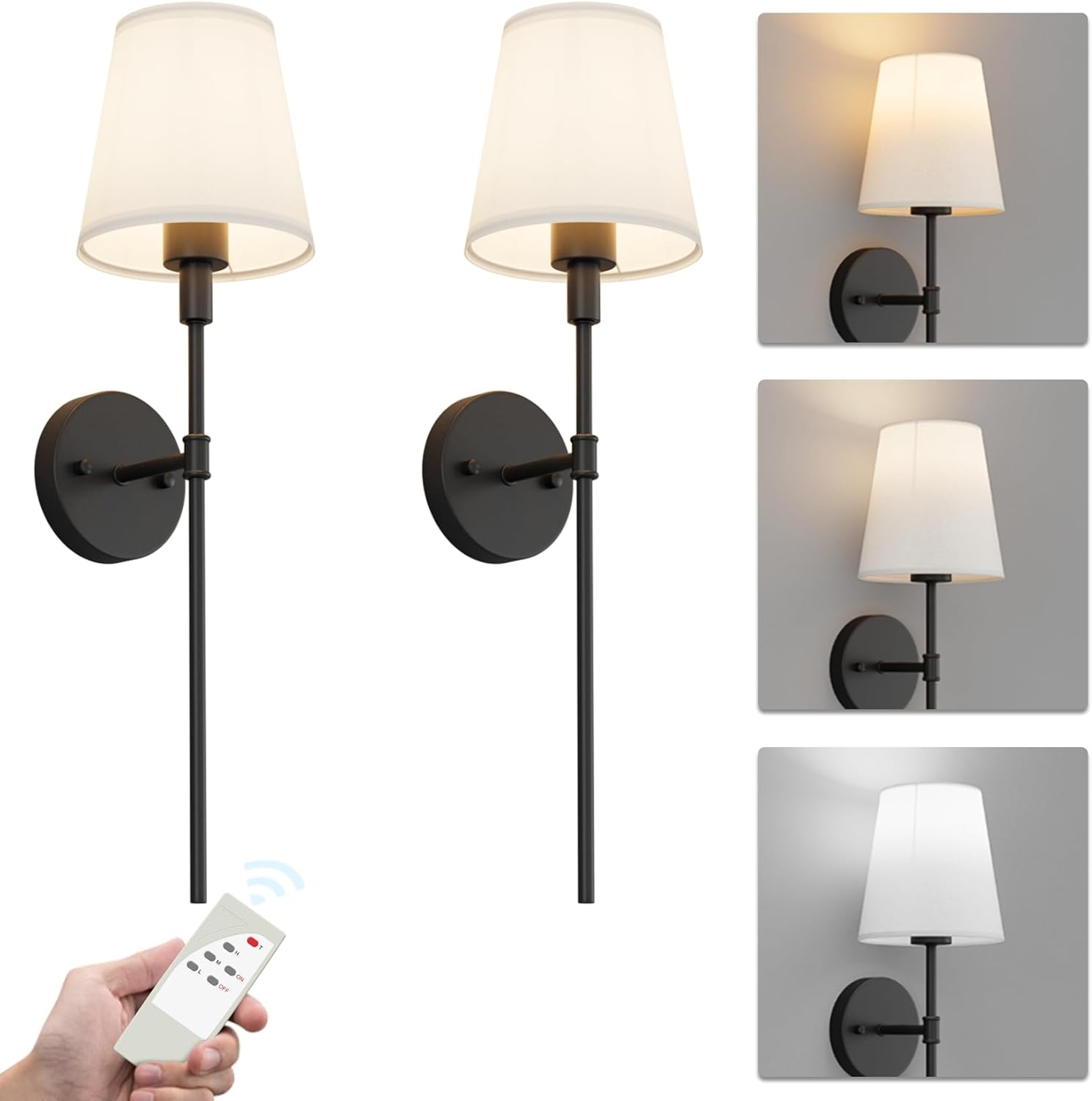 Set di 2 lampade da parete eleganti