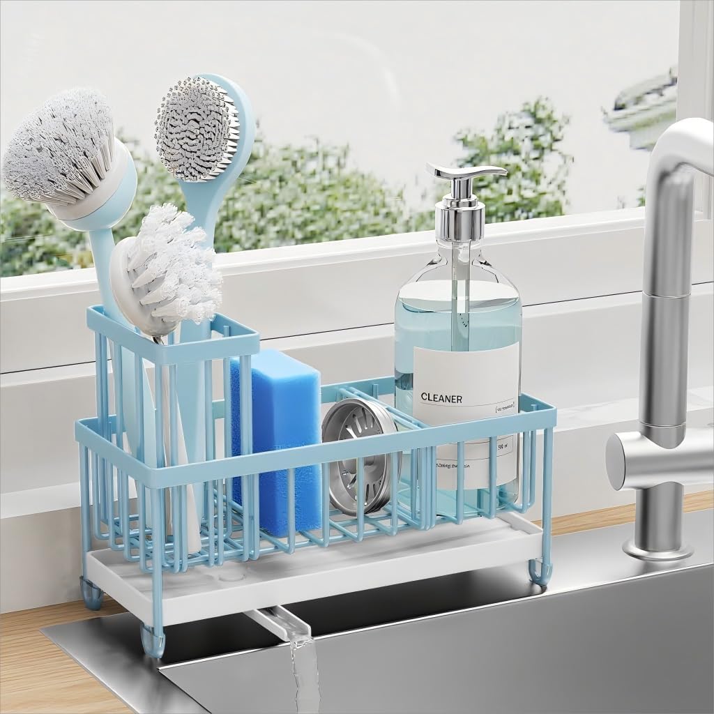 Stainless Kitchen Sink Holder Organizer Sponge Tool