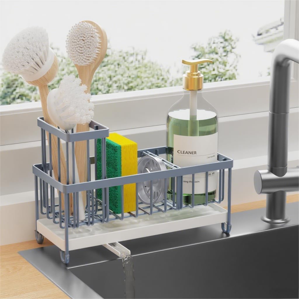 Stainless Kitchen Sink Holder Organizer Sponge Tool