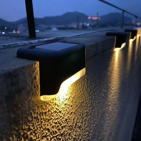 Iluminación de cubierta con energía solar para exteriores