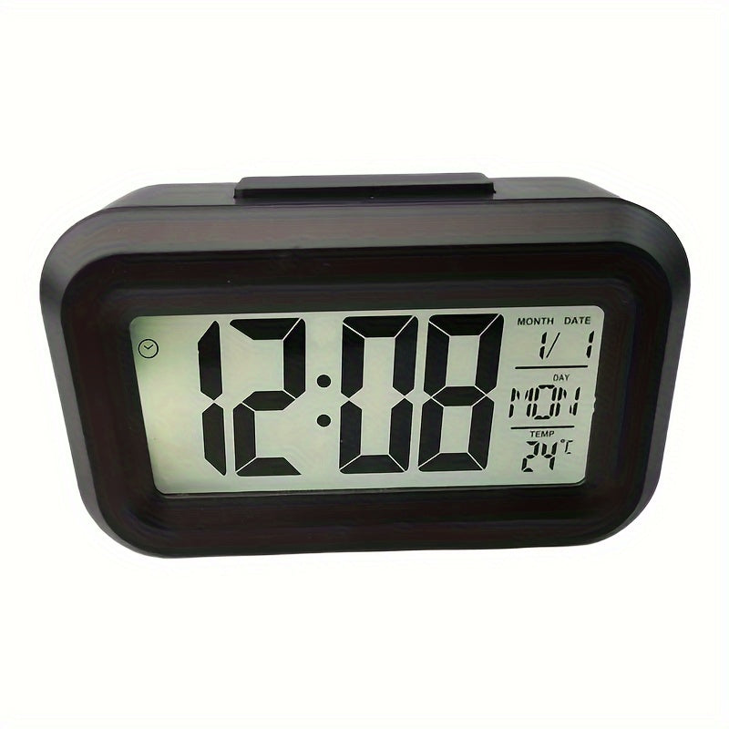 SmartAlarm - Mini LCD Wekker met Muziek en Temperatuurweergave