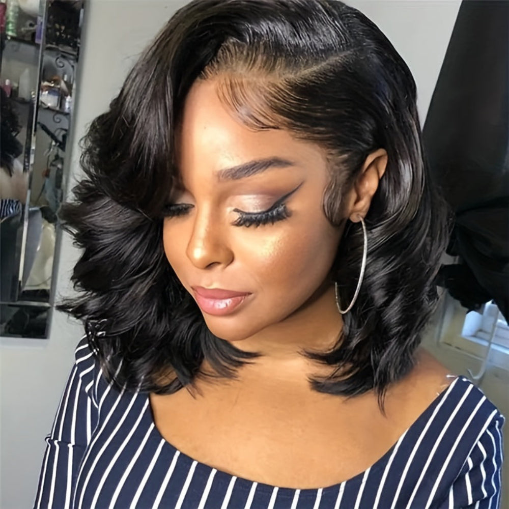 Pruiken Body Wave Kanten Hair Lacey Wig Natuurlijk Volume