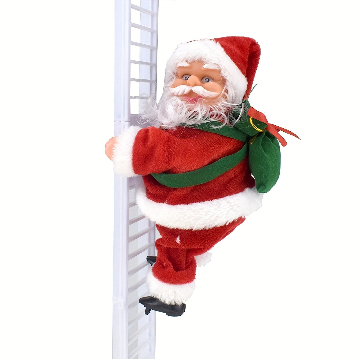 SantaLadder - Zingende & Klimmende Kerstman Decoratieset op Batterijen