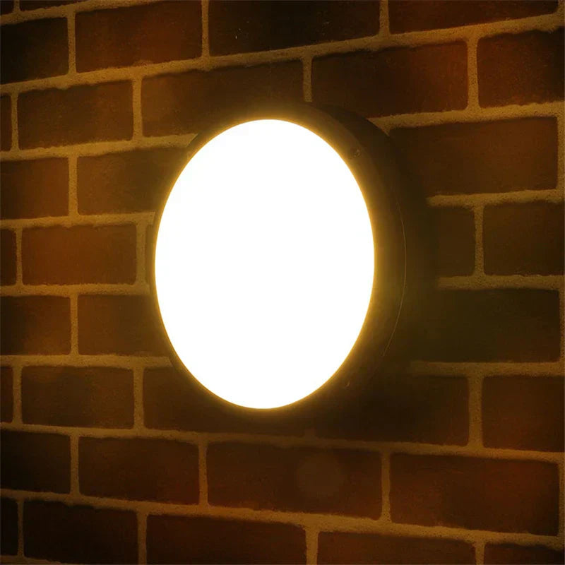 LumiRond - Weatherproof LED Wall Lamp for Outdoors – Modern Outdoor Lighting