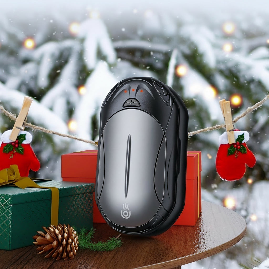 Aquecedor de Mãos Recarregável 3 Definições Portátil Quente