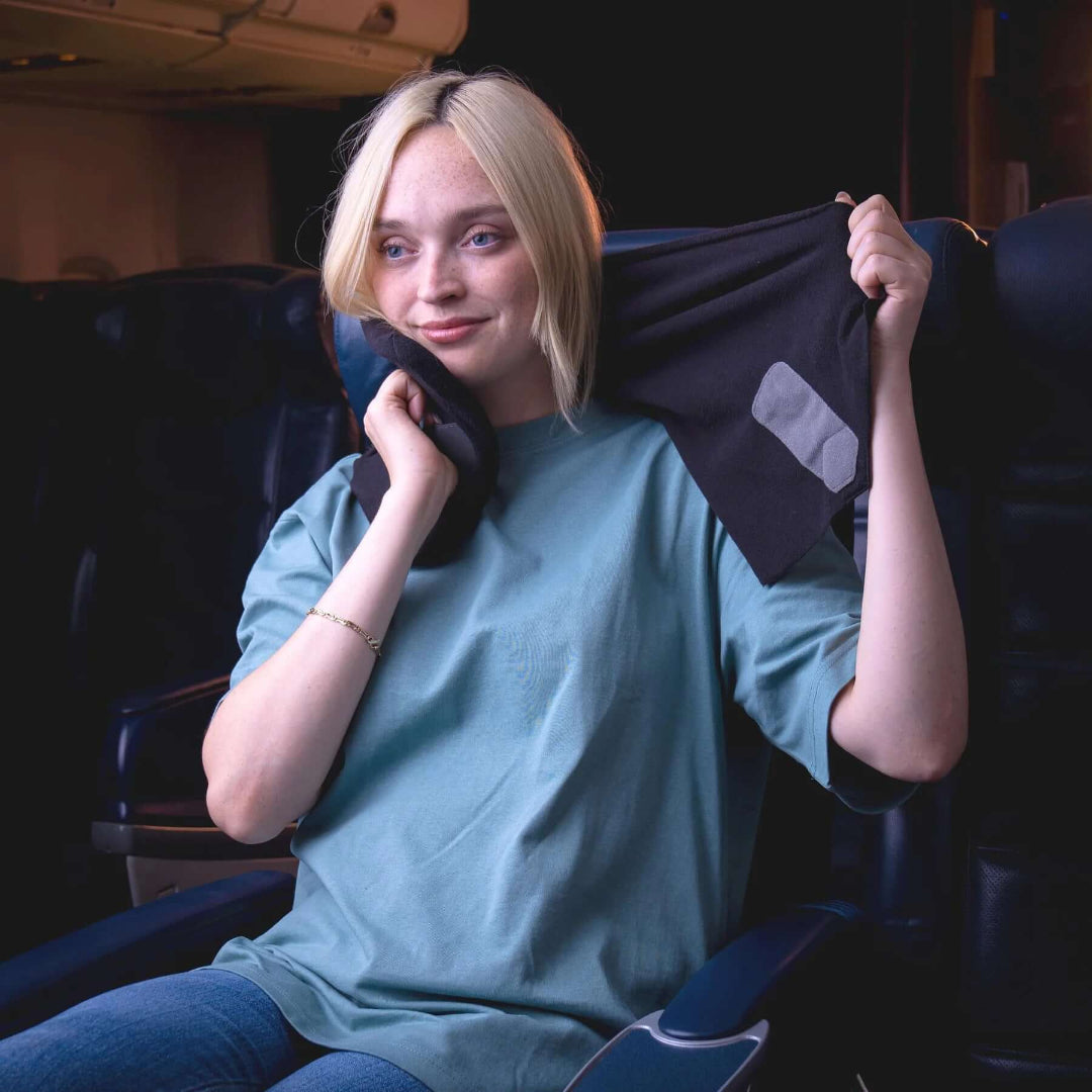 Almofada de Viagem Compacta Apoio para o Pescoço Estilo Envolvente Zitrust