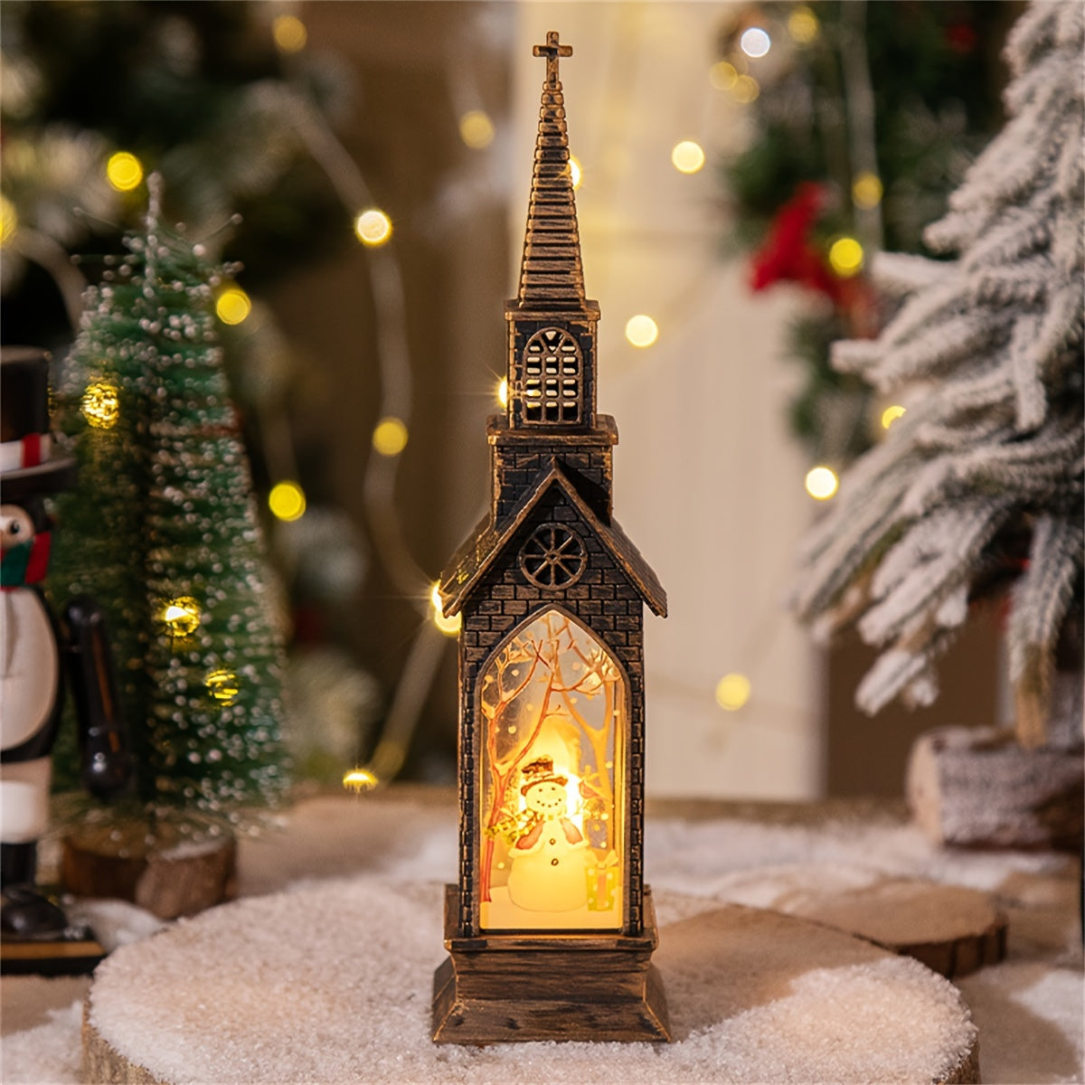 CandleLicht - 4 Stuks Kerst LED Kaarsdecoraties op Batterijen