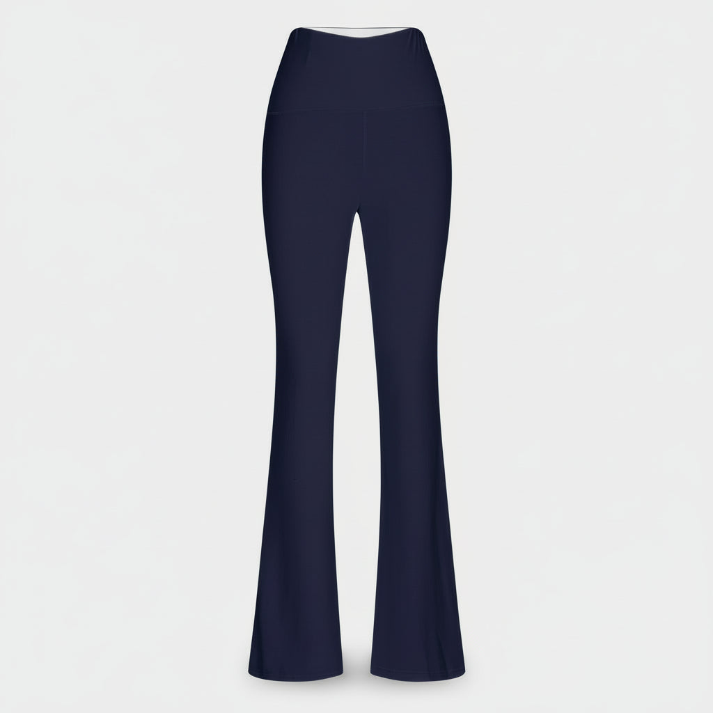 Dames Broek Wide Leg Flowy Stretch Comfort Lange Pantalon