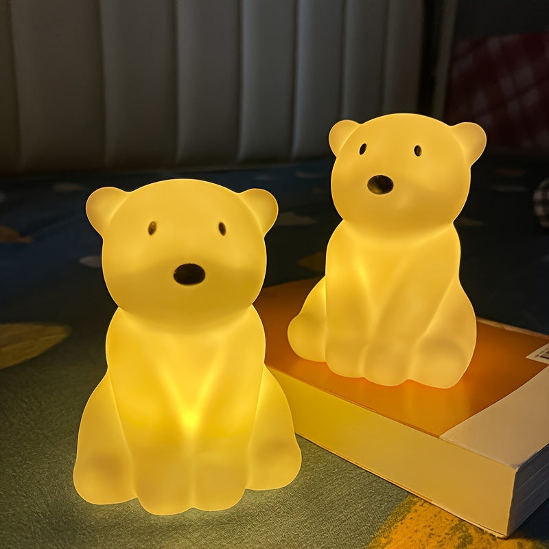 PolarGlow - Cartoon IJsbeer Nachtlampje met LED Uplight