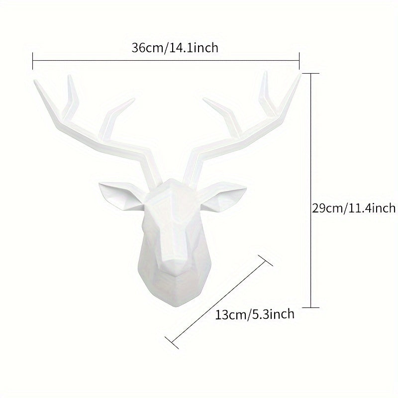 ArtHert - Geometrische Hertenkop Wandsculptuur