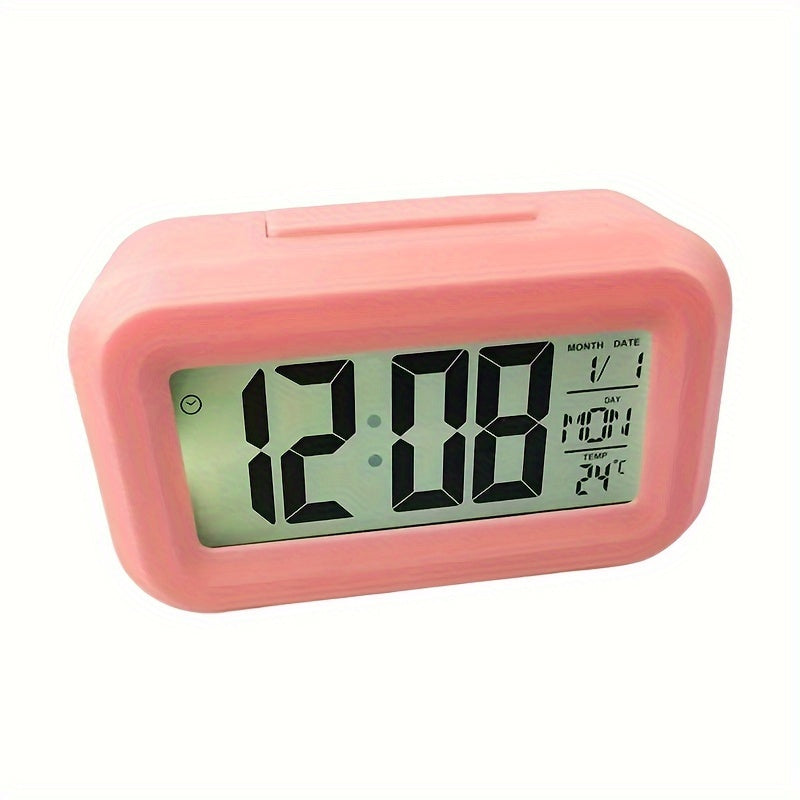 SmartAlarm - Mini LCD Wekker met Muziek en Temperatuurweergave