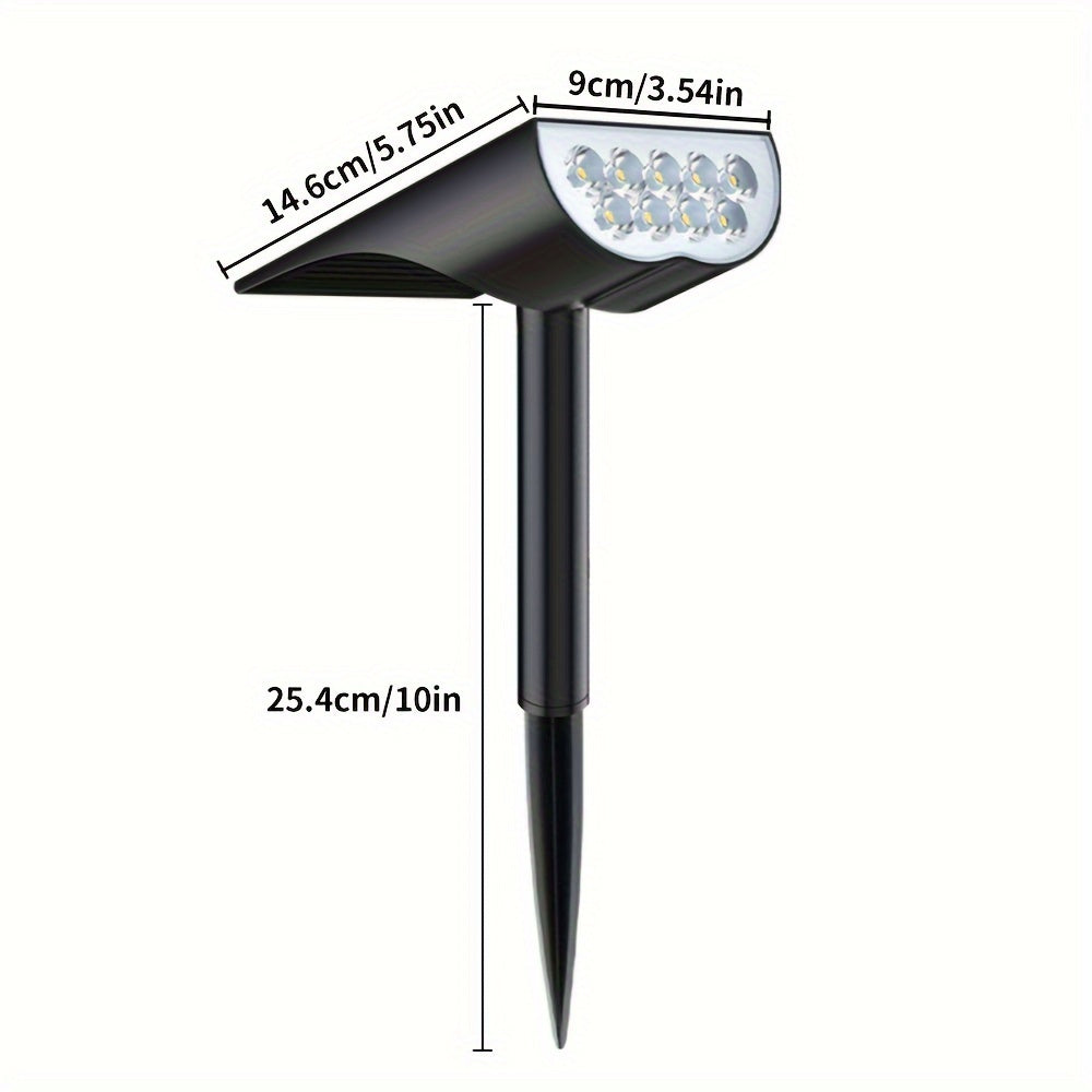 SolarSpot - 9 LED Solar Lawn Lighting for Garden and Landscape