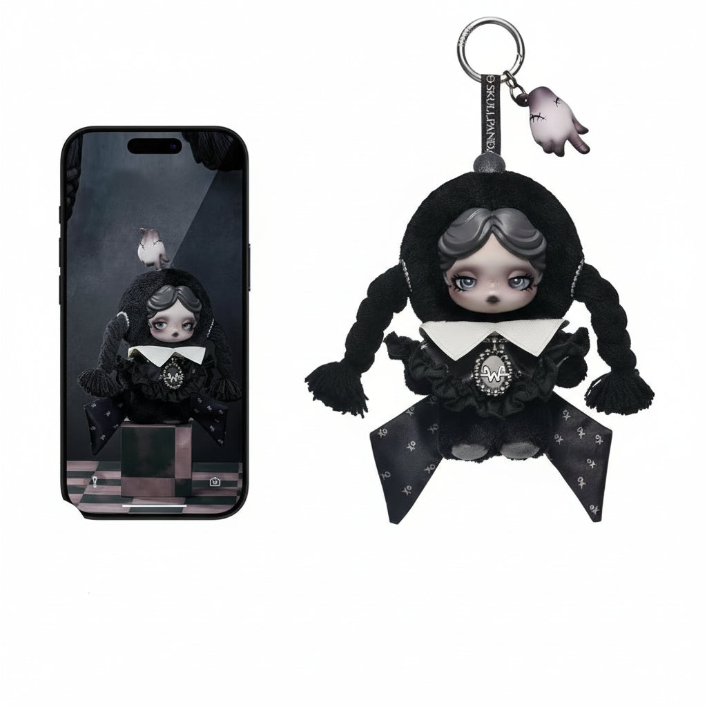 Chaveiro de Peluche Boneco de Arte Pop Suave Mini Pendente para Bolsa Uso Diário