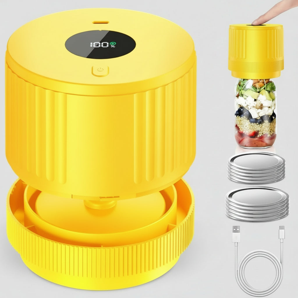 Elektrische Vacumeersealer Mason Jars Draadloos Voedselbewaren