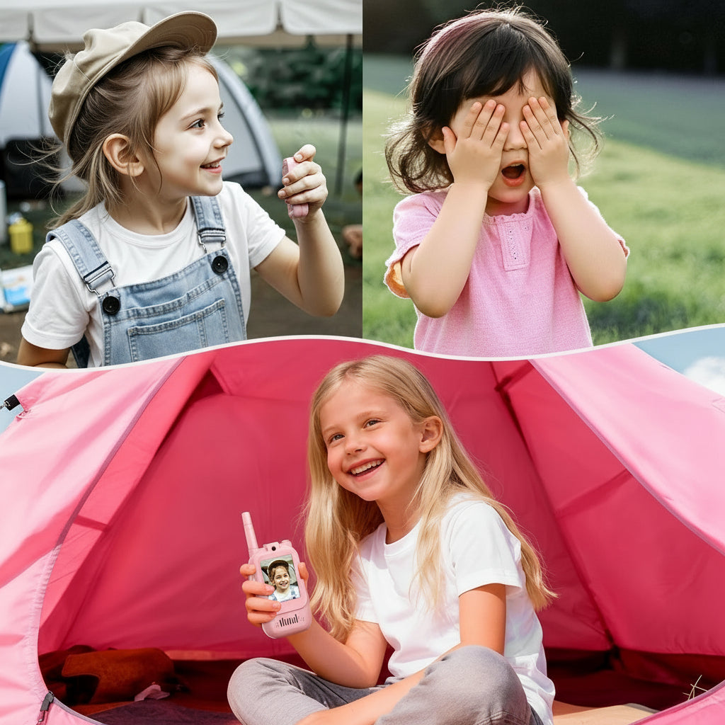 Walkie Talkie Video Kinderen Oplaadbaar Lange Afstand