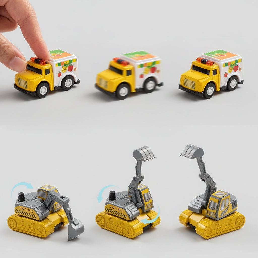 Dinosaur Transport Truck Playset Mini Cars Helicopter