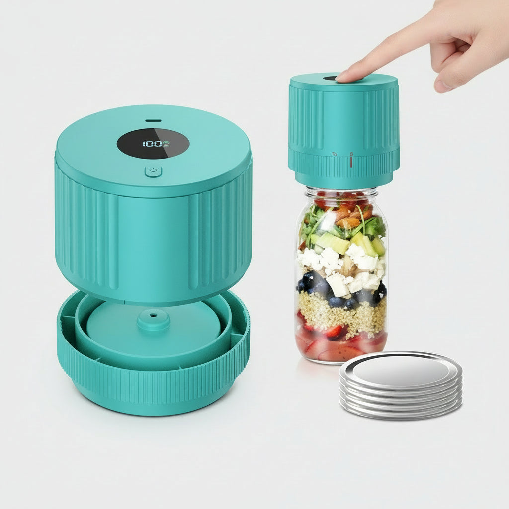Elektrische Vacumeersealer Mason Jars Draadloos Voedselbewaren