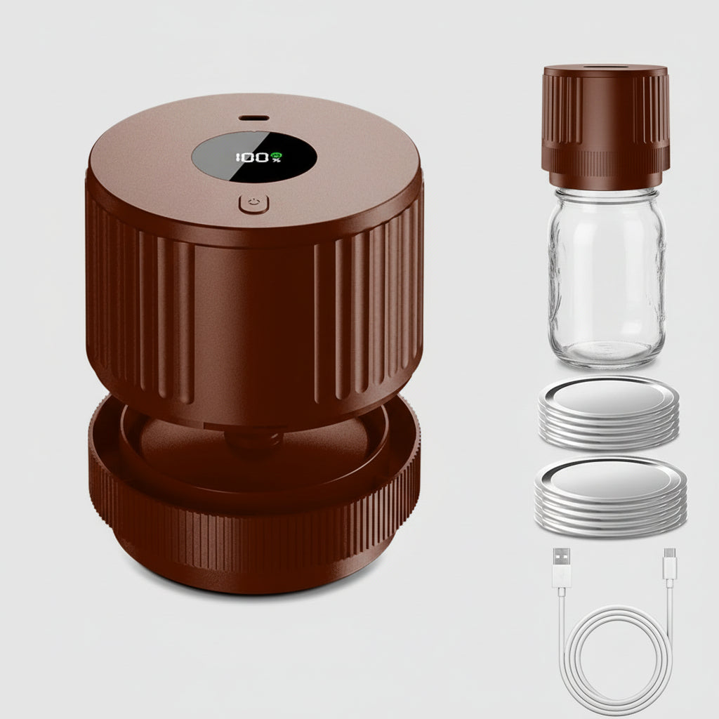Elektrische Vacumeersealer Mason Jars Draadloos Voedselbewaren