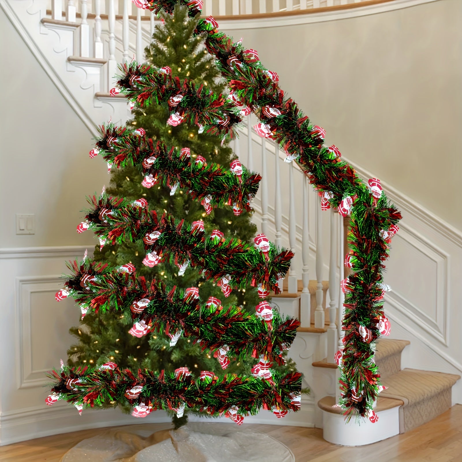 FestiveTinsel - Rode en Groene Metallic Slingers
