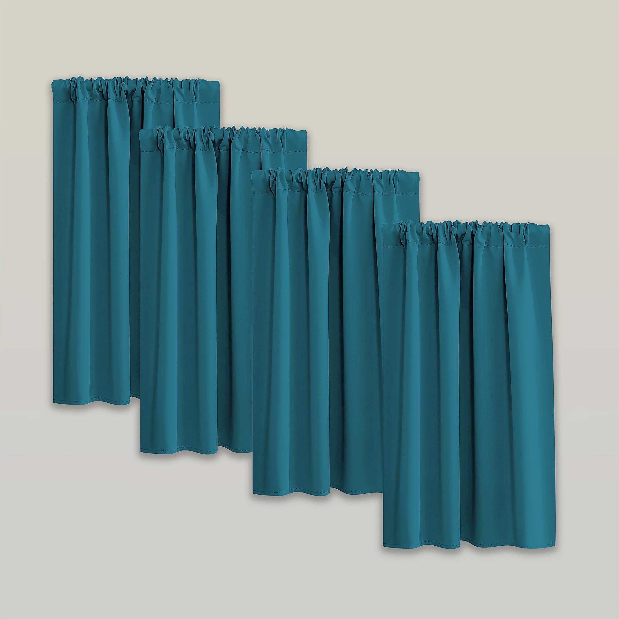Blackout Curtains - Moderne Verduisterende Gordijnen Set van 4 Stuks