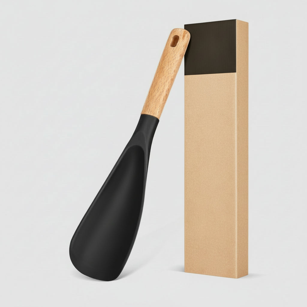 Colher de Cozinha Multifuncional Espátula Resistente ao Calor Ergonómica