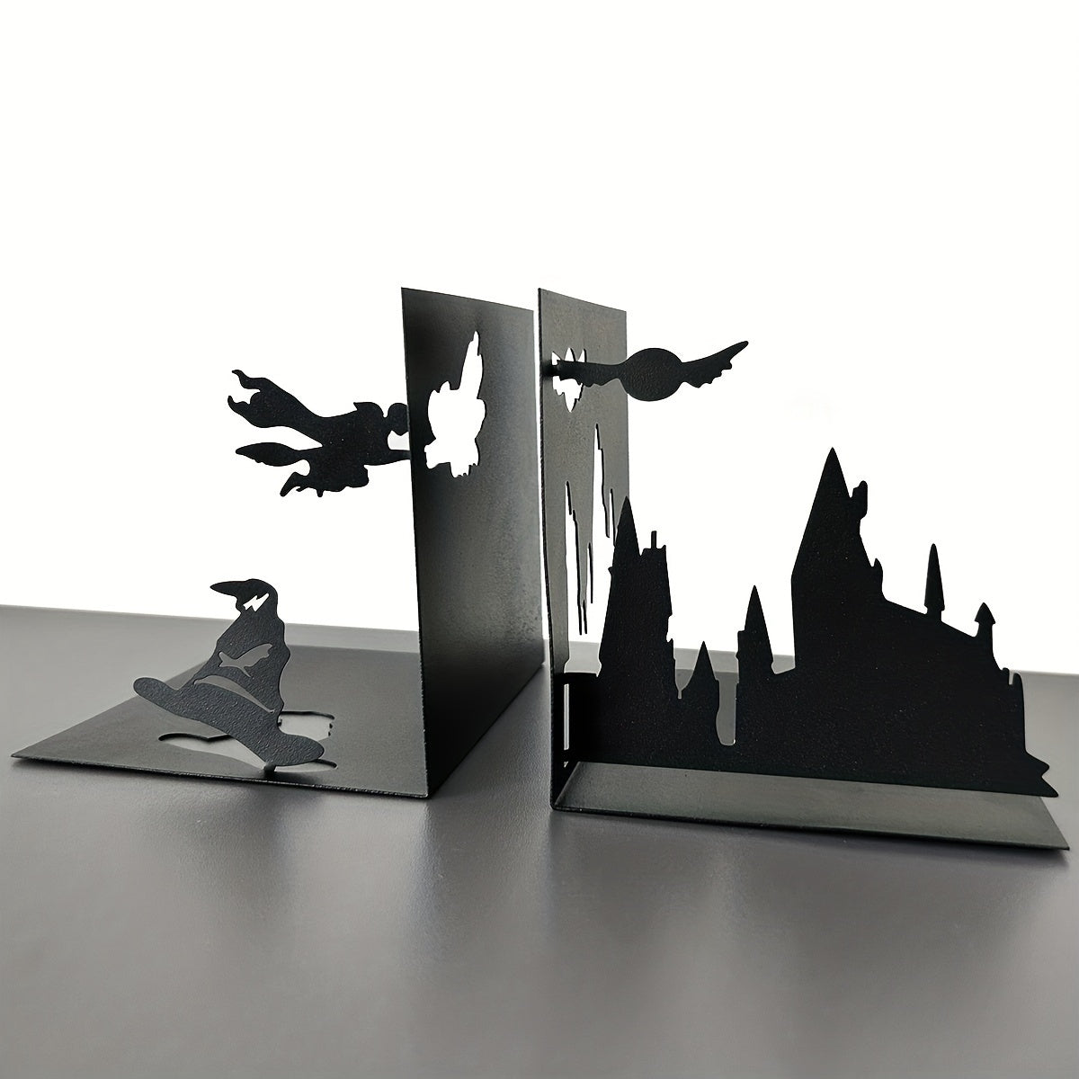 Fermalibri in metallo contemporaneo - Supporto decorativo per libri per casa e festività