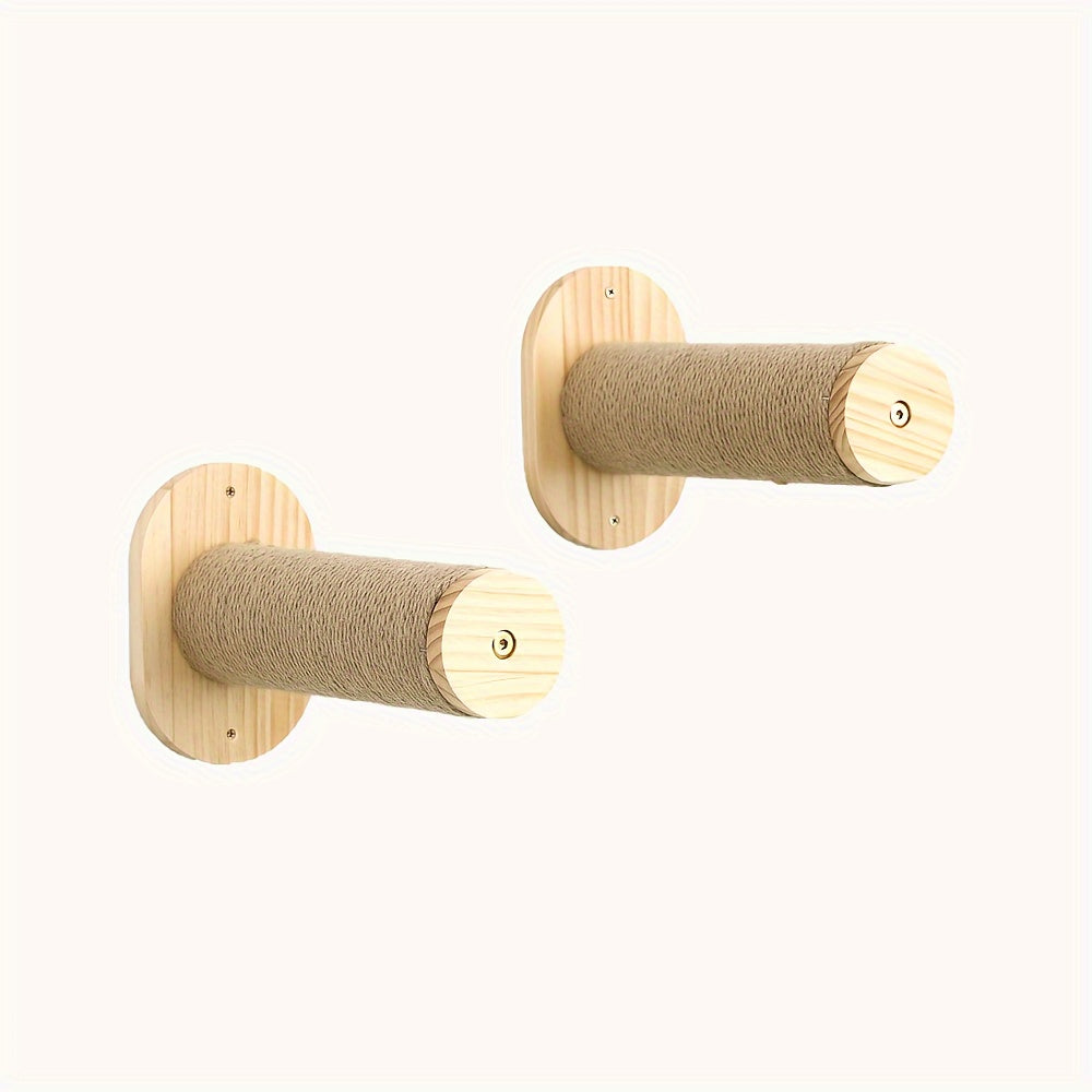 CatClimb - Set van 2 Houten Kattenmuurtrappen voor Katten & Kittens