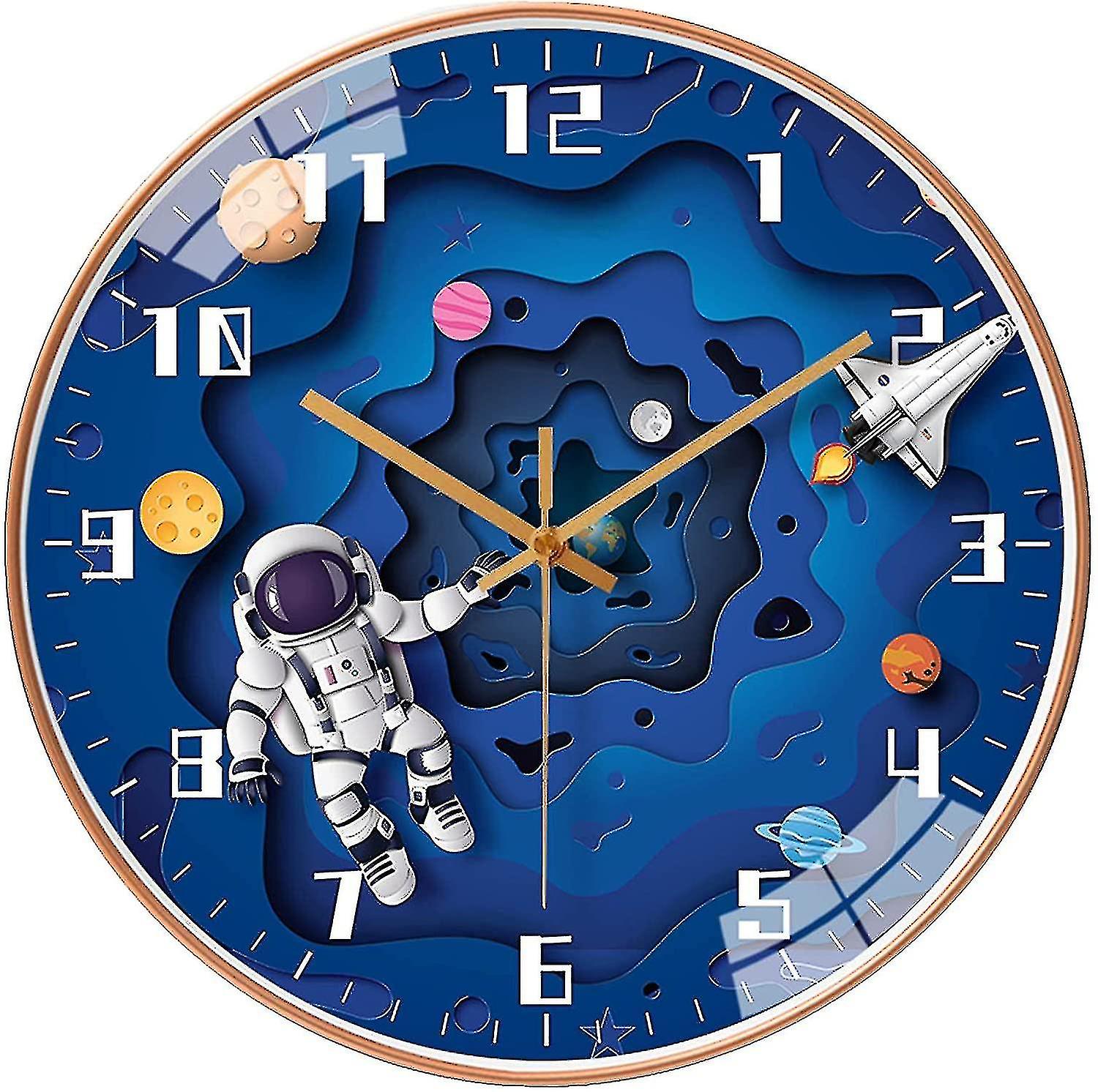 Space Travel Children's Wall Clock