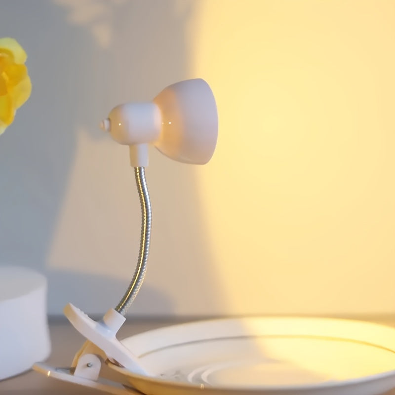MiniGlow - Draagbare Clip-On Leeslamp met Drukknopbediening