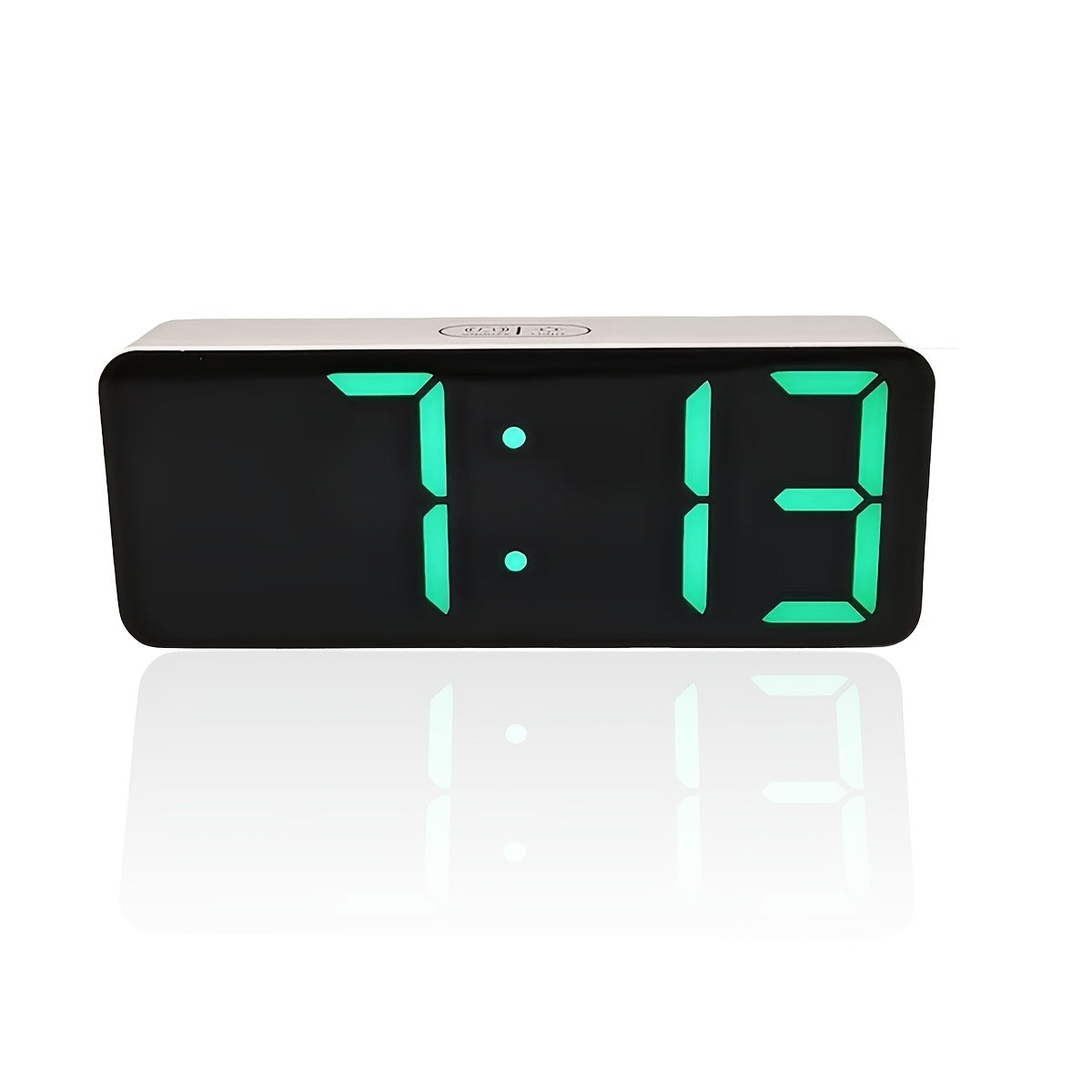 TimeGlow - Compacte LED Digitale Wekker met Verstelbare Helderheid
