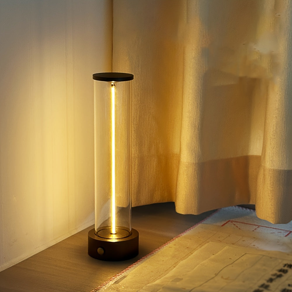 LumiFlex - Lampada da tavolo LED moderna con base magnetica e batteria ricaricabile USB