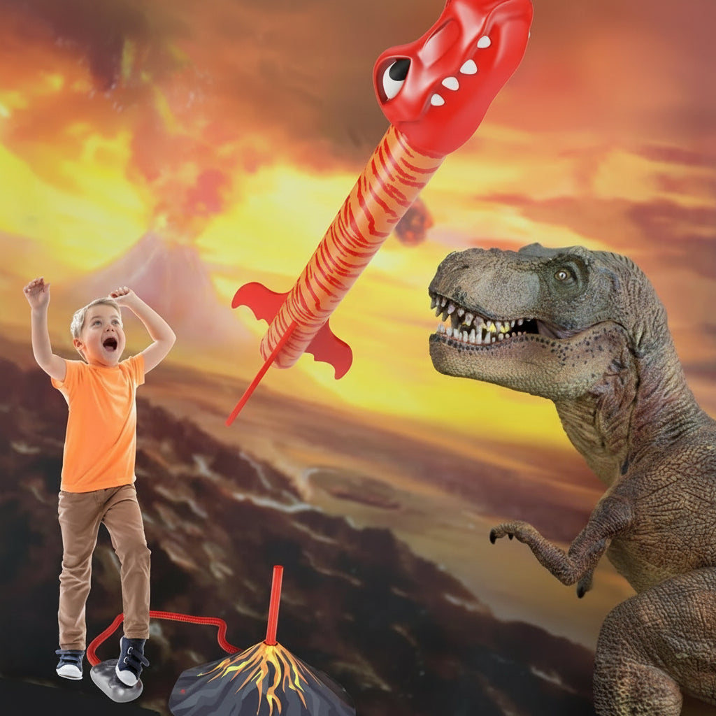 Kinderen Dino Rocket Launcher Interactief Speelgoed Buiten