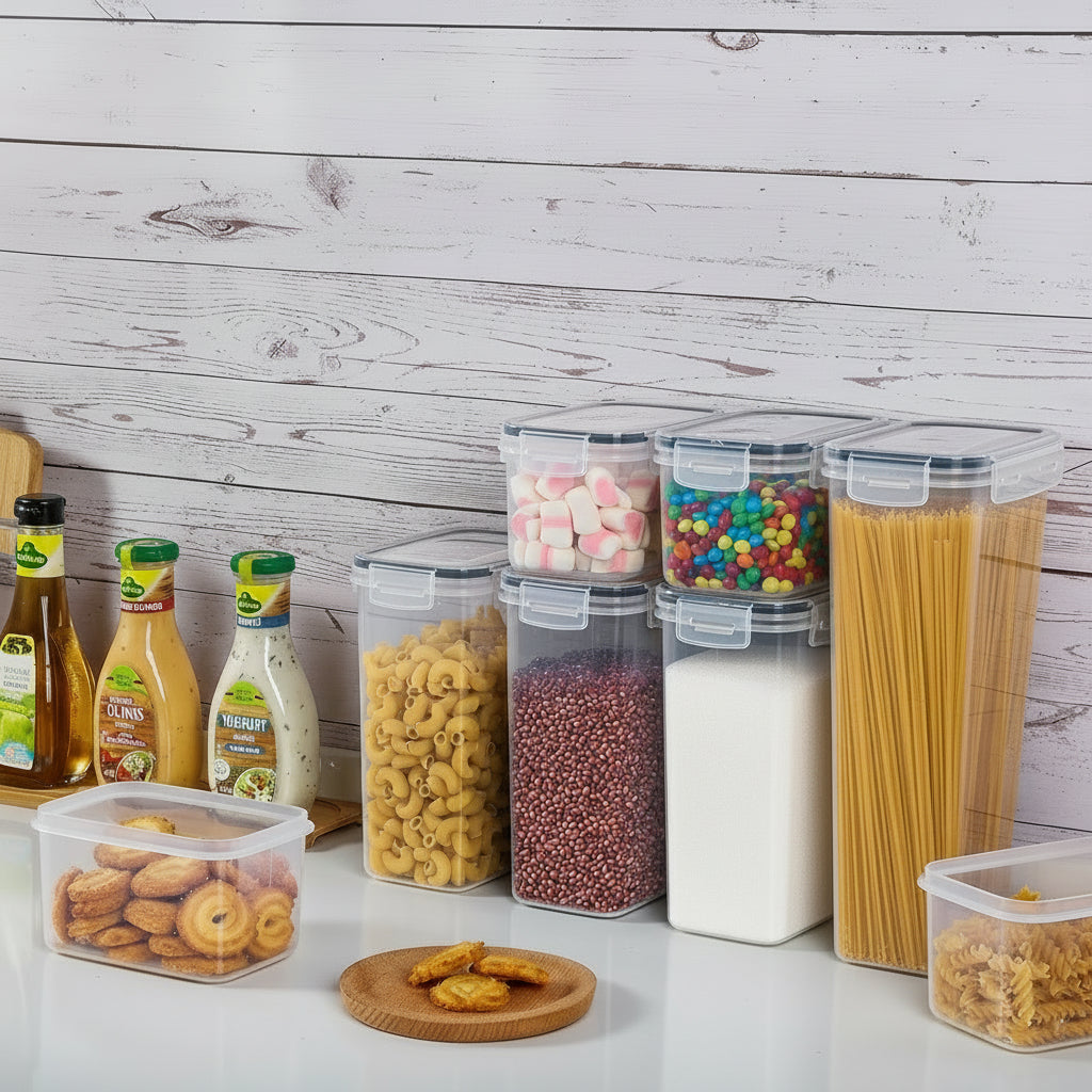 Vorratsdosen Set Luchtdichte Stapelbare Voorraadbakjes
