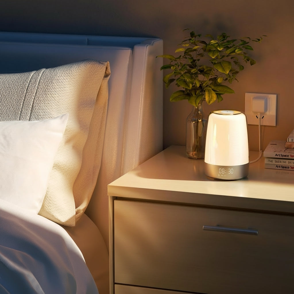 Wake Up Light Zonsopgang Wekker Nachtlamp Natuurlijke Geluiden