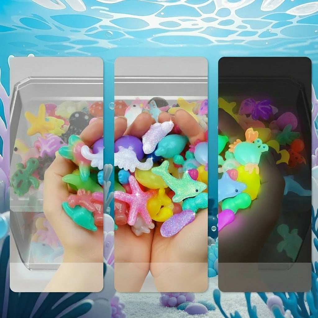 Conjunto de Brinquedos para Artesanato Figuras de Água Conjunto Criativo Faça Você Mesmo para Crianças