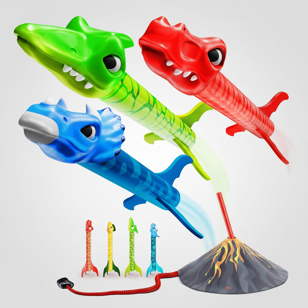 Kinderen Dino Rocket Launcher Interactief Speelgoed Buiten