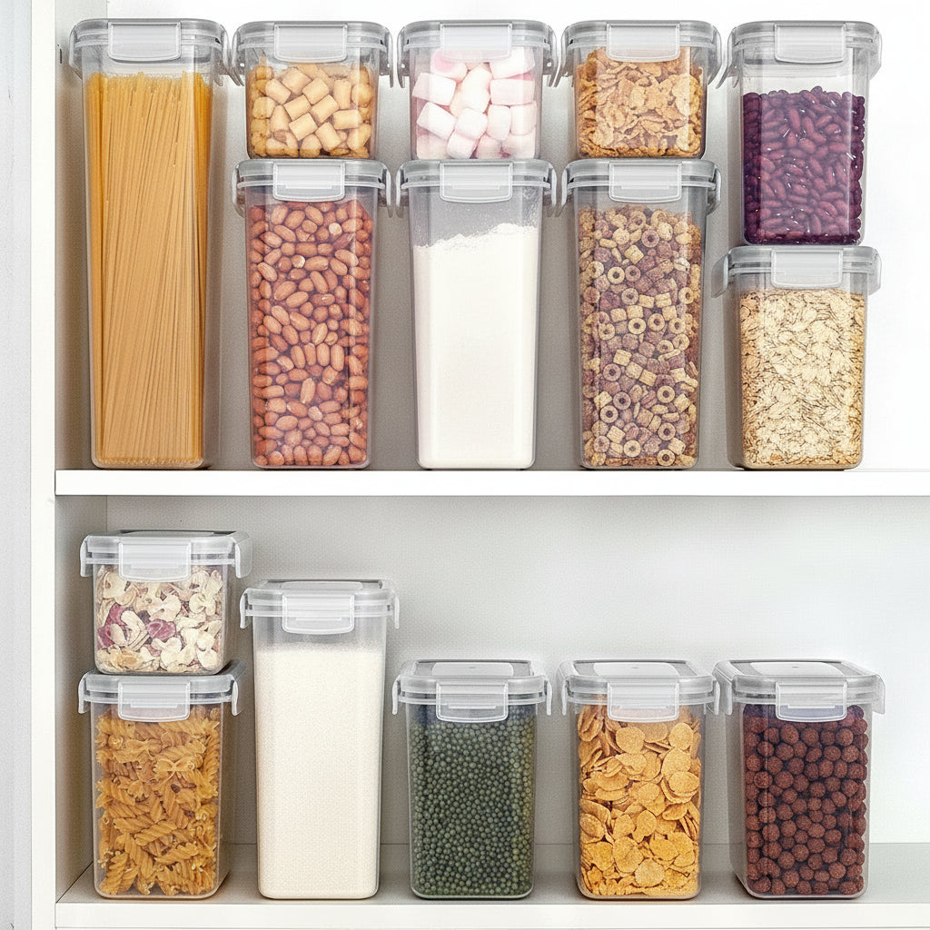 Vorratsdosen Set Luchtdichte Stapelbare Voorraadbakjes