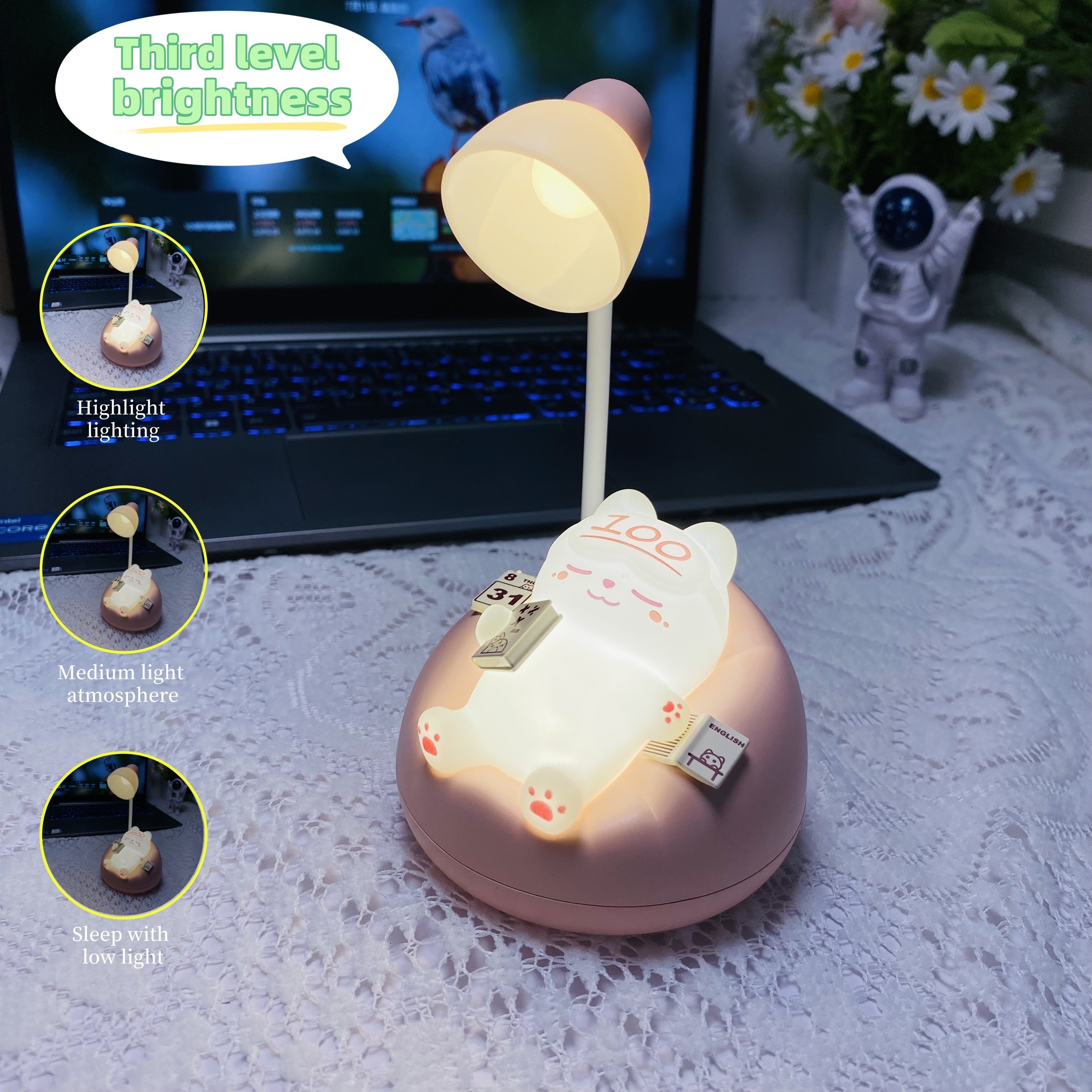 SleepyKitten - USB Oplaadbaar LED Kat Nachtlampje