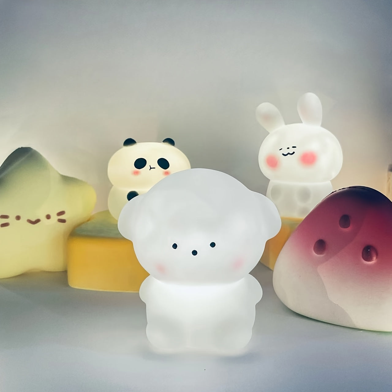 GlowDeco - Batterijgevoede Decoratieve Nachtlamp