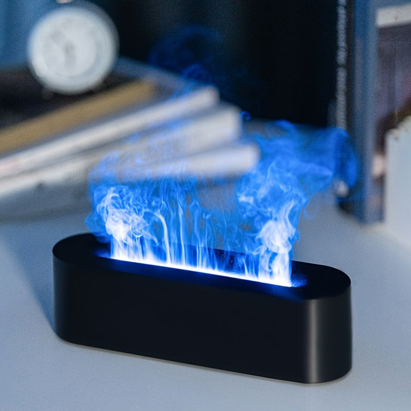 FlameGlow - USB Aromalamp met Vlam Effect en RGB Verlichting
