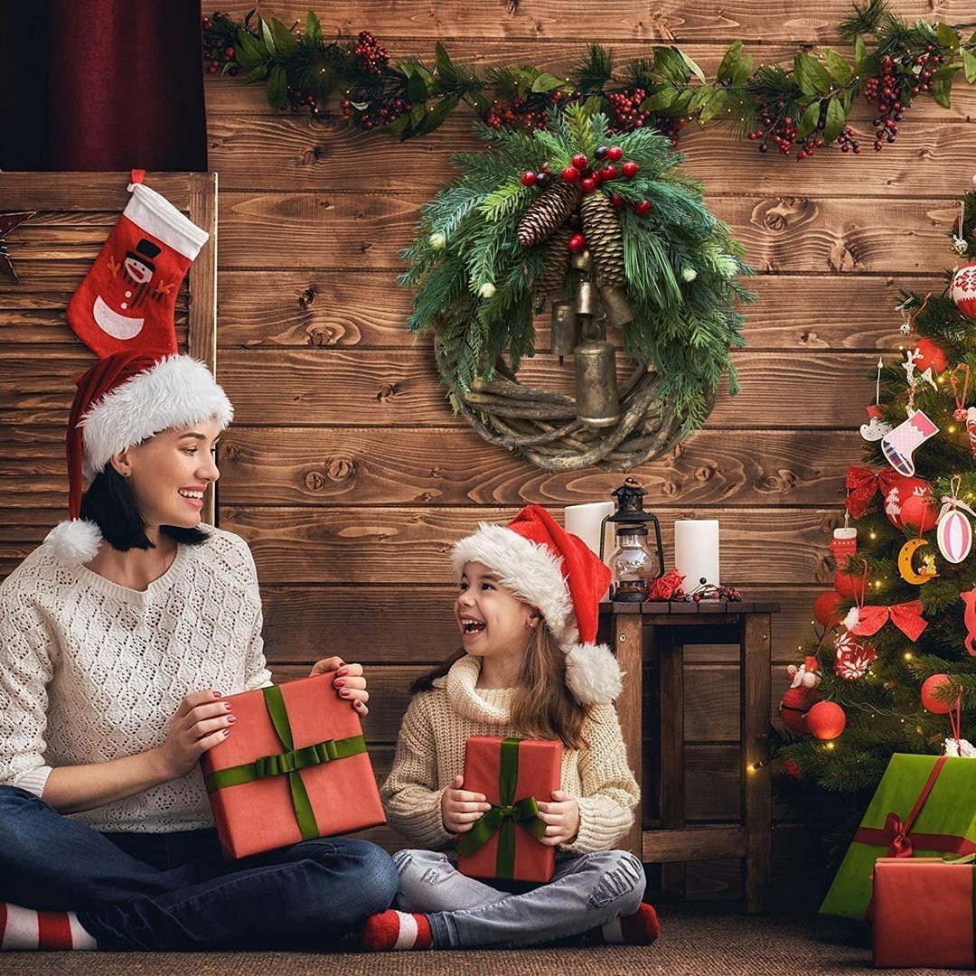 Kerstkrans Bohemian Stijl Handgemaakt Feestelijke Sfeer