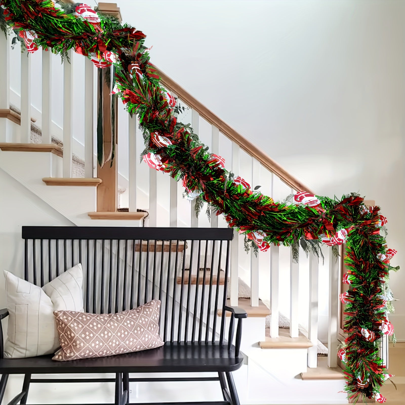 FestiveTinsel - Rode en Groene Metallic Slingers